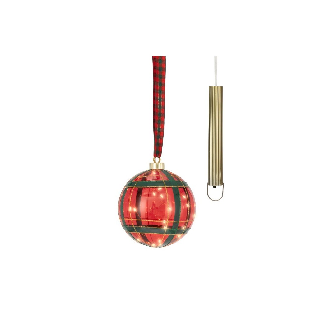 SFERA VETRO 30 LED SCOZZESE D.14